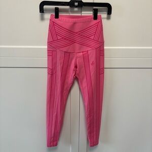 Fanka PowerBand Resistance Leggings Sugar Pink full length XS reversible